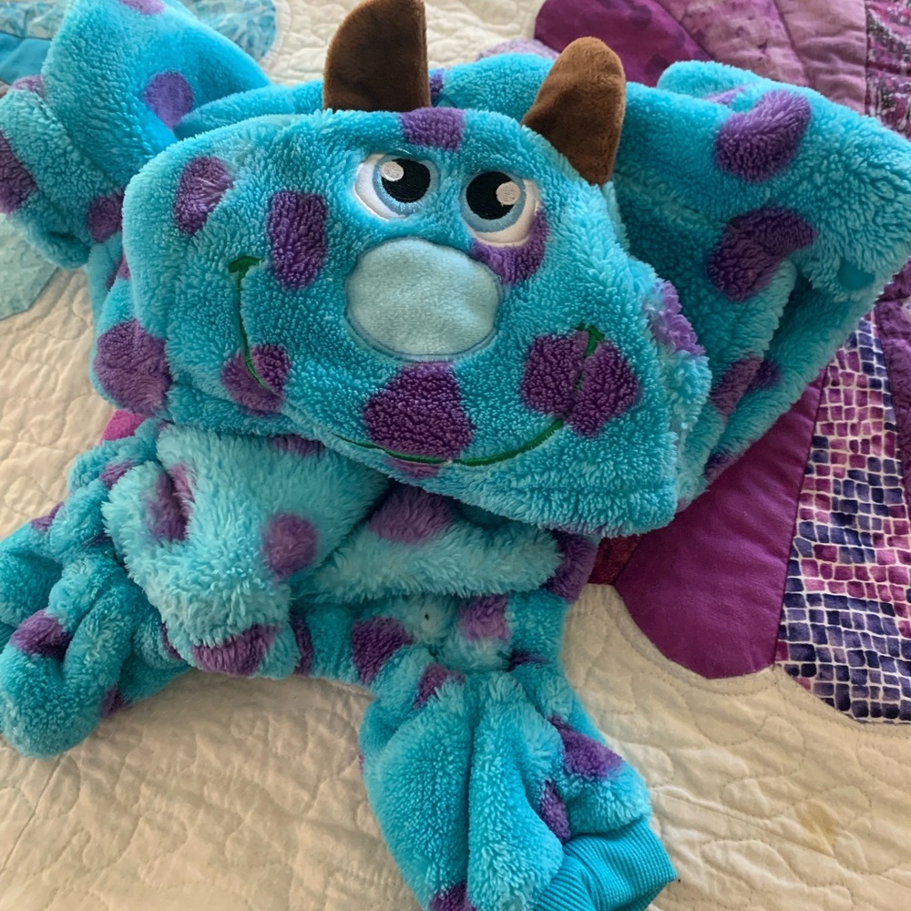 Dog pajama blue monster